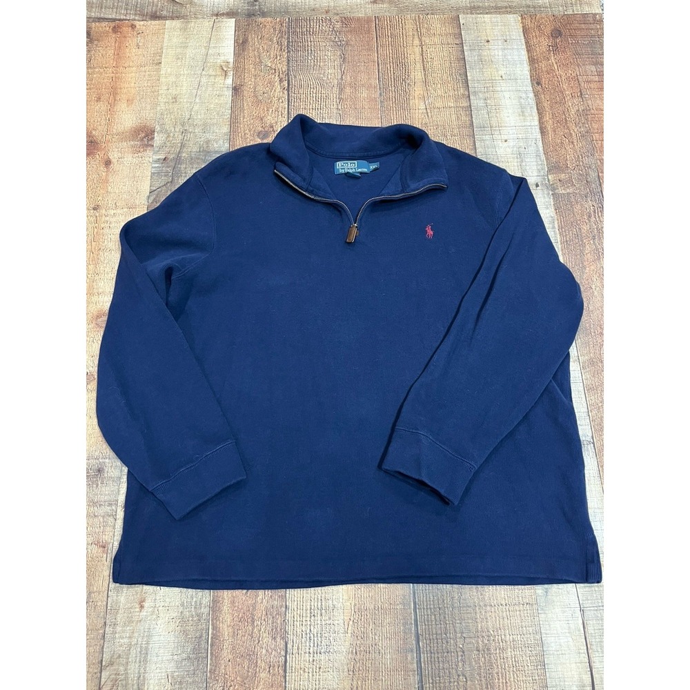 Men's Vintage Polo By Ralph Lauren 1/4‎ Zip Sweater (1980)